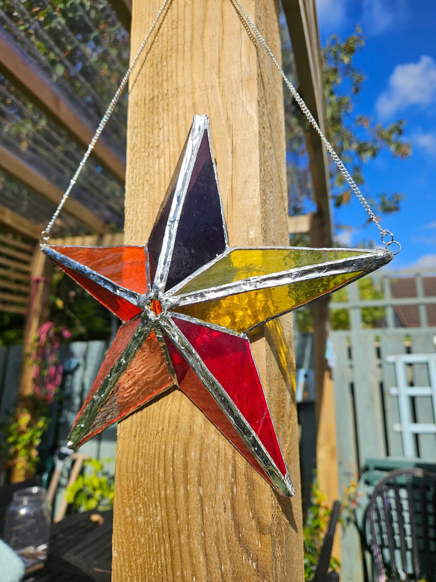 24" Rainbow 3D Star