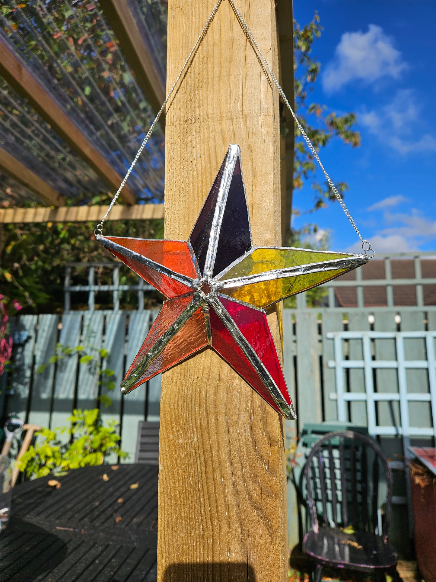 24" Rainbow 3D Star